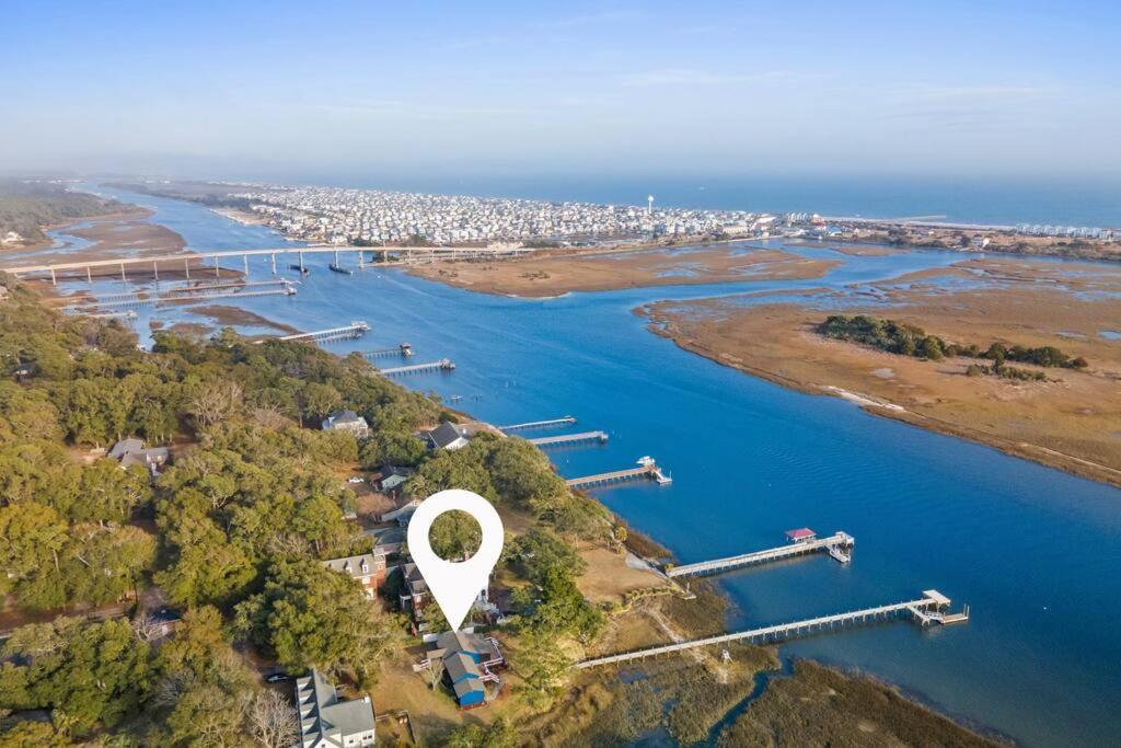 Dolphin Cove - Whole Waterfront House With Dock Villa Ocean Isle Beach Exterior foto