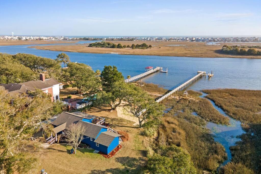 Dolphin Cove - Whole Waterfront House With Dock Villa Ocean Isle Beach Exterior foto